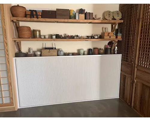 Lumivex falttüren Innenfalttür, Winddichte Wabentür for Schieben for Küche, Wohnzimmer, Waschküche, Garderobe, einziehbare Türbeschläge, Größe anpassen(63.5x203cm/25x80in)