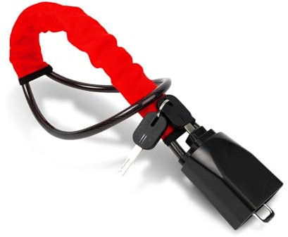 YYTERI Car Steering Lock Anti-Theft T-Bar Wheel Lock for VW T6 California 2016-2025 Heavy-Duty Immobilizer with Pickproof Design to Secure Your Vehicle,B