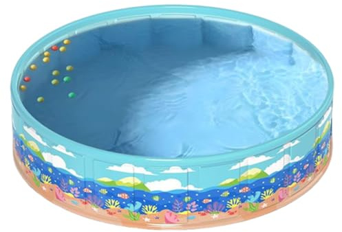 Pool för - icke-uppblåsbart hopfällbart badkar PVC-material | utrymmesbesparande badkar bärbar design för bebispojke flicka