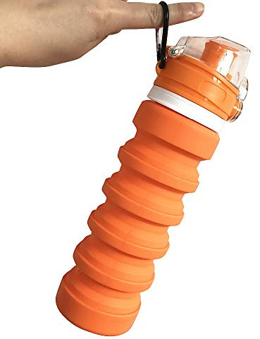 Joselin 500Ml Water Bottle Camping Travel Water Bottle Sports Water Bottle Mountain Climbing Portable Water Bottle Orange