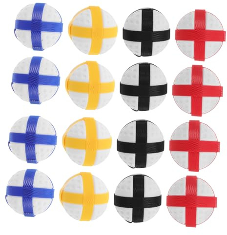 CORHAD Set de 16 Balles de Golf Collantes en Nylon Pa pour Jeux de Fête en Intérieur et Extérieur et Options de Jeu Polyvalentes
