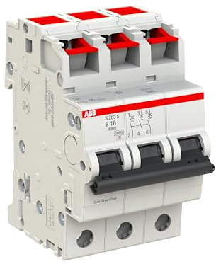 ABB Stotz S&J Sicherungsautomat S203S-B16 B 16A 3p 440V System pro M compact Leitungsschutzschalter 4016779709552