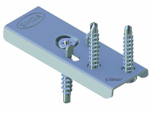 Sihga - Set di 100 viti per terrazze in legno, non visibili (DF 17, a partire da 19 mm di spessore