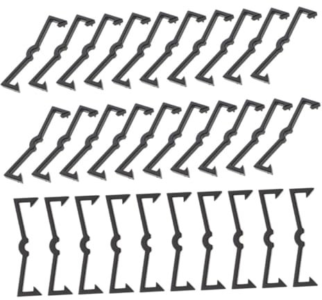 GARVALON 100 Stück Kunststoff-pegboard-hakenverschlüsse Pegboard-haken-schlösser Pegboard-zubehör Vielseitige Befestigungslösung Für Projekte