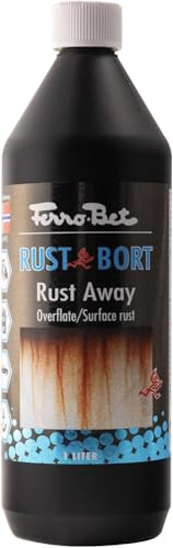Rust Stain and limescale Remover for Paving,Patio, Garden Fence, Stone, Boats, Bicycles, Toilet, Driveways, Tiles – Fast Acting Rust Cleaner for Metal and Other Surfaces – 1 L