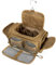 Prokva Neceser Táctico para Hombre, Bolsa de Higiene Colgante, Organizador de Viaje para Artículos de Aseo Personal, Artículos de Afeitado, Artículos de Ducha y Artículos de Tocador, Caqui