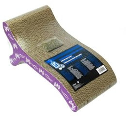 Catit Kratzpappe für Katzen, Kratzliege aus Pappe, mit Katzenminze, Length 40.6cm (18)