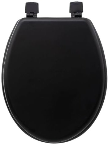 5five - wc-sitz colorama schwarz aus lackiertem holz