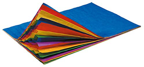 Baker Ross Feuilles de Papier alvéolé Arc-en-Ciel, Idéales pour Les Loisirs Créatifs et la Création de Décorations - Loisirs Créatifs pour Enfants et Adultes (Lot DE 5)