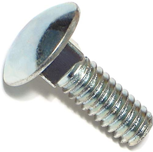 Hard-to-Find Fastener 014973230401 Carriage Bolts, 1/4-20 x 3/4, Piece-100, zinc