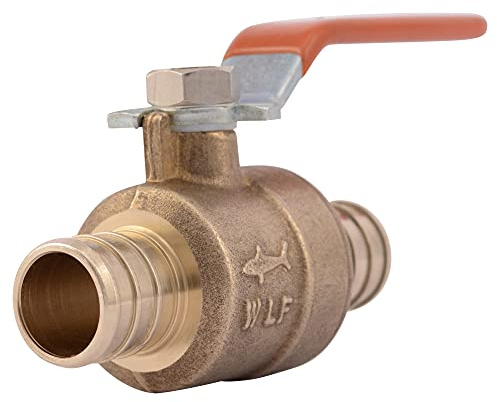 Sharkbite 22462LFA Brass Crimp Ball Valve, 3/4 Inch x 3/4 Inch