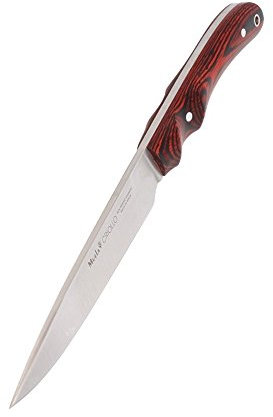 ELECTROPOLIS Jagdmesser Muela Criollo Korallen Holzgriffen gedrückt, integrale Gesamtgröße von 25,5 cm + Mehrzweck-Geschenkkarte