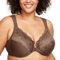 Glamorise Damen 1245 Plunge Bra, Mokka, 80C