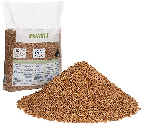 FlashPrix pellet para estufa 15kg, de madera reciclada y biomasa, para lecho de conejos, gatos y más mascotas