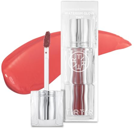 TIRTIR Waterism Tinted Lip Gloss #02 Merry Coral, 0.14 Fl Oz – Kiss Ready Lipgloss, 12H Long Lasting Non Sticky Natural Tinted Glow Korean Multiuse Cheek and Lip Tint for Women gift