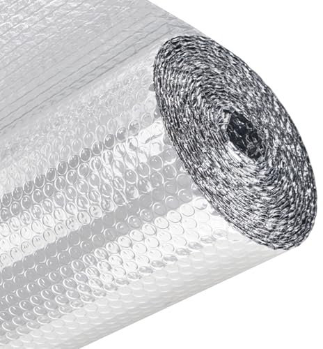 Isolierfolie Dämmfolie 1x1m Reflexionsfolie Heizung Alu Isoliertapete Aluminium Thermofolie Heizkörper 5mm Dicke Isolierungsfolie Wärmedämmung Wärmehaltung(3MM)