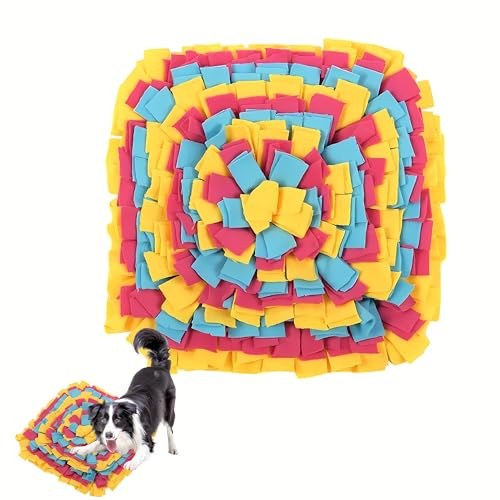 Snuffle Mat for Dogs, Encourage Pets to Use Their Natural Foraging Skills and Slow Feed, Relieve Boredom, Interactive Dog Toys Suitable for Small Medium Large Dog