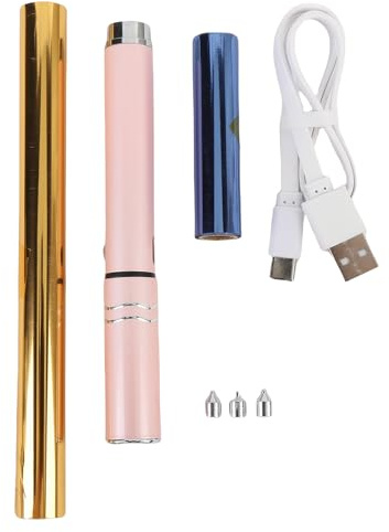 USB Rechargeable Hot Foiling Pen Set Quick Response and Cordless for Crafts Scrapbooking Card Making Roseate