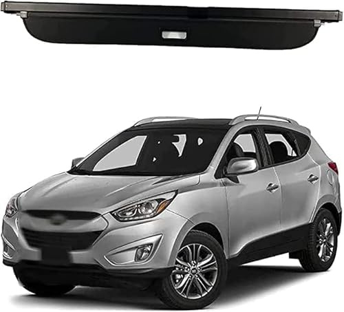 MadongJ Cache Bagages Rétractable pour Coffre pour Hyundai Tucson 2009-2013, Étagère Arrière de Coffre Couverture Chargement Protection
