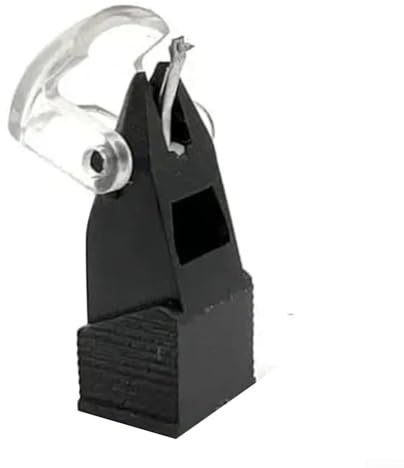 Puntina diamantata di ricambio per giradischi DUAL DN155/DN150/DN149/DN152/DN145/DN160, costruzione ABS, 5 x 4 x 2 cm, nero
