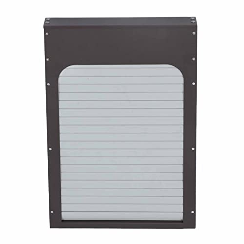 Cocoarm Automatic Chicken Coop Door Metal with Timer Battery Powered, HD LED Display, Manual and Timed Modes, 14.6 X 9.7 in Farm Automatic Door for Chickens Ducks Geese