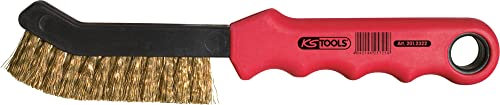 KS Tools 201.2322 Messingdraht-Bremssattel-Drahtbürste 2-reihig
