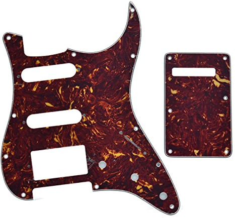Kaish Battipenna per Stratocaster HSS e piastra posteriore ST tremolo, tartarugato vintage