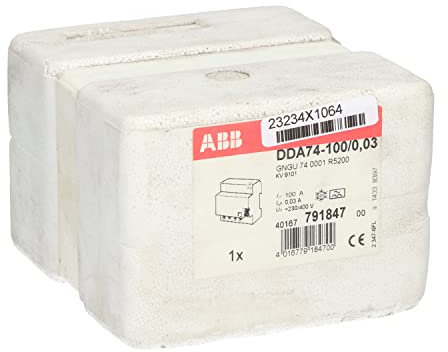 ABB DDA74 80-100A 30MA BLOCCO DIFFERENZIALE PER INTERRUTTORE S290 KV 910 1
