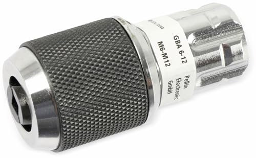 DAYTOOLS Gewindebohrer-Adapter GBA 6-12, 9,5 mm (3/8“), 6-tlg. | Satz mit Stufenlosen Schnellspann System | Antrieb 3/8 | inkl. Gewindebohrer M6/M7/M8/M10/M12 | Aus Chrom-Vanadium-Stahl