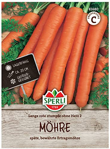 81680 Sperli Premium Möhren Samen | Geschmackvoll | Vitaminreich | Möhrensamen | Karotten Samen | ca. 1000 Stk.