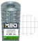 MED | Rete Elettrosaldata Zincata 50X75 mm in Rotolo da 25 mt H 100 cm per Recinzioni Metalliche da Giardino, Pollaio, Vigneto, Recinzione Rigida Resistente