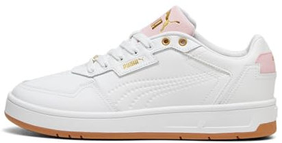 PUMA Sneakers Court Classic Lux 43 White Mauve Mist Gold Pink