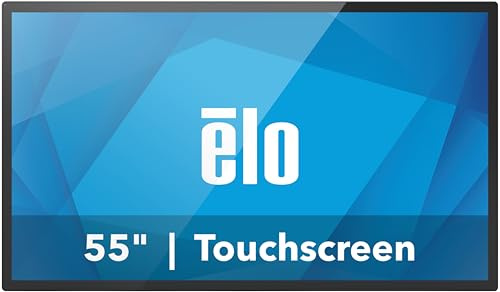 Elo 5554L - 55 4K Touchscreen Signage - TouchPro PCAP Anti-Glare, 40 Touch, 3840 x 2160, Black