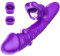4 in 1 Dildo Vibrator G Punkt Vibration für Frauen Klitoris,7 Spannmodi 10 Vibrationsmodi 6 Oszillierende Modi, Clitoris Vibrator Sex Spielzeug,Sex Toy Lecken für Klitoris Stimulator für Sie
