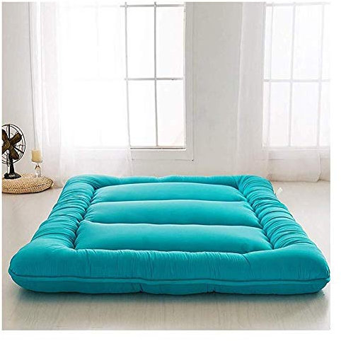 Materasso pieghevole futon giapponese, materasso portatile in schiuma per uso domestico, 90 x 200 cm, soluzione confortevole per dormire, leggero e facile da riporre