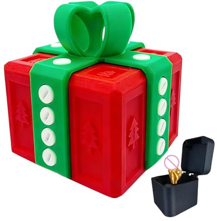 Cajas Broma, Regalo Molesto con Dedo, Regalos De Broma para Mujer, Dedo Medio En Una Cajas, Bromas para Adultos, Regalo Impreso En 3D para Cumpleaños, Día De Los Inocentes, Año Nuevo