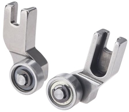 Template Sewing Machine Single Wheel Roller Presser Foot All Steel Presser Foot About Roller Presser Foot Sewing Tools Accessory(Left and Right)