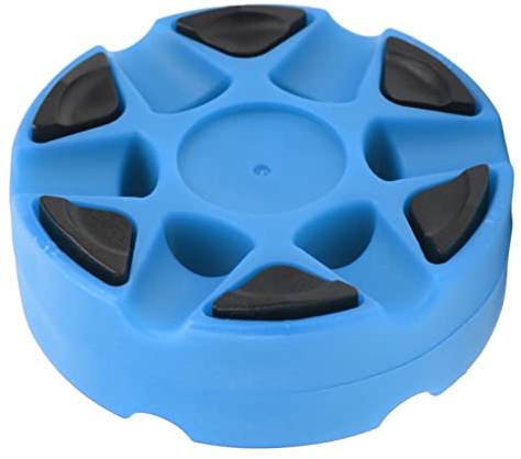 Hockeypuck Tät konsistens platt Lätt glidande rullhockeypuck i plast för daglig skridskoträning och tävlingsanvändning (Dark Blue)