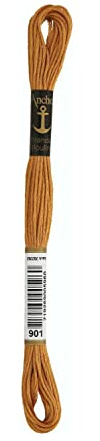 ANCHOR Sticktwist för Stickning, löplängd: 8M 901 broderitrådar