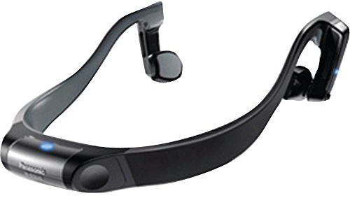 Panasonic RP-BTGS10-H - Cuffie auricolari wireless Bluetooth impermeabili, colore: nero/grigio