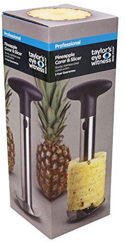 Stainless Steel Pineapple Corer – Heavy-Duty, Durable, Dishwasher-Safe Kitchen Gadget. Effortless Slicing, Peeling & Coring. Easy-Clean Tool with Jagged Blades & Comfortable Grip Handle.