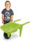 Wader 74804 - Gigant grüne Schubkarre, bis 100 kg belastbar, ca. 77 x 34 x 32 cm groß, ab 12 Monaten, ideal für Garten, Sandkasten, Strand oder als Geschenk für kreatives Spielen