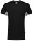 Tricorp 102004 Workwear Bicolor T-Shirt, 100% Gekämmte Baumwolle, 190g/m², Schwarz-Orange, Größe XL