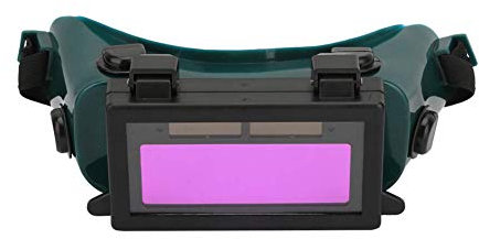 Natudeco Lunettes De Soudage Assombrissement Automatique Des Lunettes De Soudure Masque Solaire Auto-Assombrissant Pour Soudeur Lunettes De Protection Pour Chantier De Construction(Vert foncé)