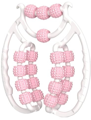 Massaggiatore Anticellulite, HOVCEH 20 Roller Massaggiatore Gambe, Regolabile Rullo Massaggio Muscolare per Cosce, Gambe, collo e Pancia