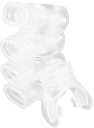 HANABASS 5stücke Schnorchelmundstück Tauchmundstück Scuba-mundstück Kunststoff-schnorchelmundstück Transparenter Schnorchelmund Für Erwachsene Kompatibel Mit Tauch Und