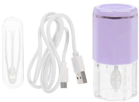 HOMSFOU Nettoyeur de Lentilles Électrique Automatique Piolet Machine de Nettoyage Rotative pour Lentilles de Contact Outil Professionnel et Rigides Nettoyage Complet pour Usage Quotidien