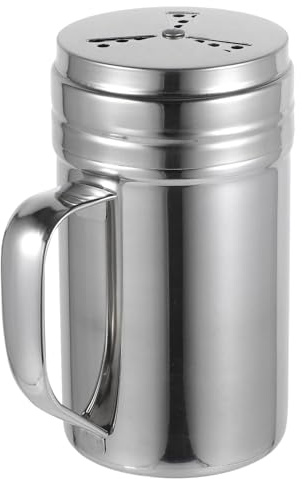 EXAOMBLE Dosatore per Salsa in Acciaio Inossidabile 304, Shaker per Condimenti Manico Robusto, Contenitore Ermetico e Ricaricabile per Cucina Domestica