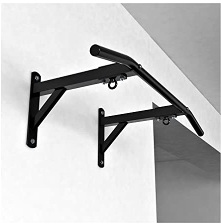 pull-up-stång, Väggmonterad pull-up-stång, kraftig styrketräningsstång med stabil bas, upphängningsstänger for sandsäckssving och motståndsband