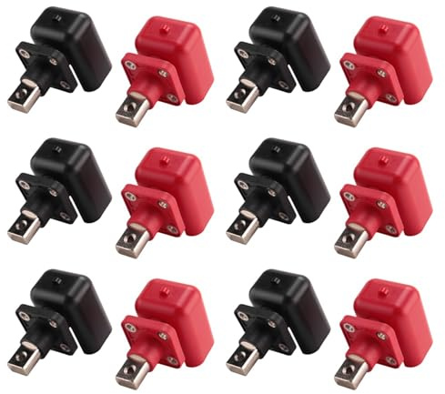 Aundhegrtt 12 Piezas 200A BateríA de Litio de Cobre de Alta Corriente Terminal de Cobre Conector de BateríA Terminal de Almacenamiento de EnergíA (B)